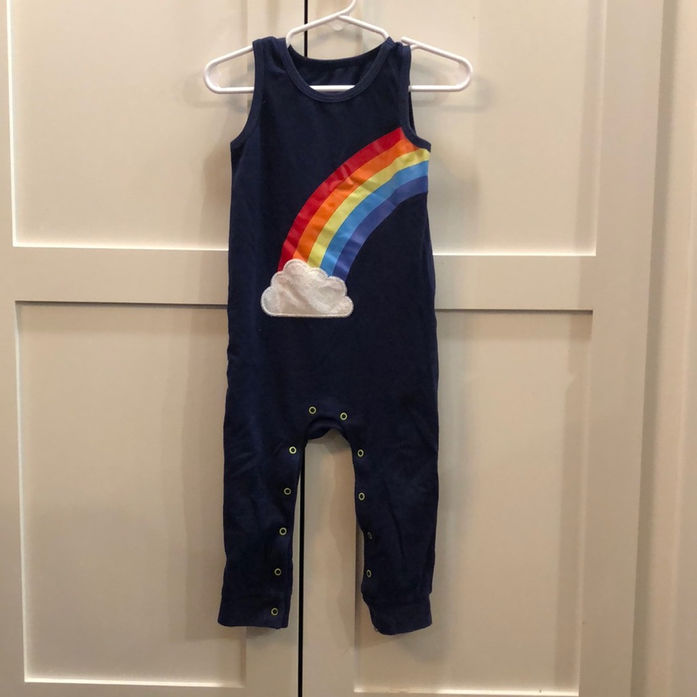 Cat & Jack Rainbow Toddler Romper